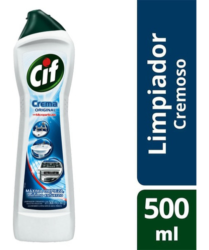 Limpiador Cif Original En Crema 500ml Pack X 6 Unidades. 