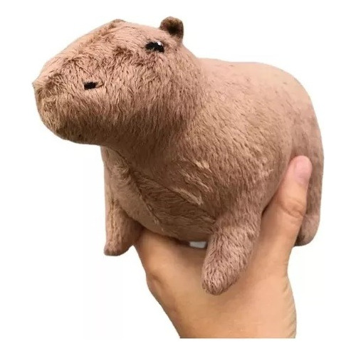 Peluche 18cm Capibara Roedor Carpincho Felpa, Muñeco Kawaii