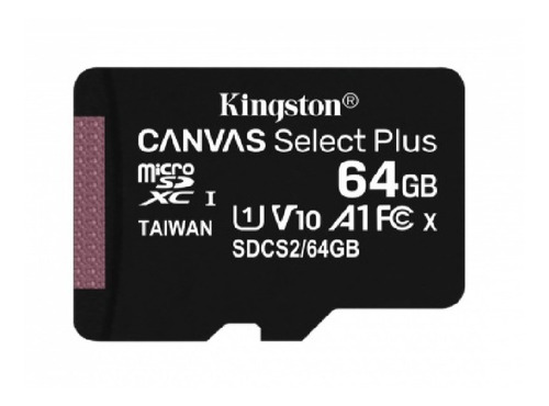 Tarjeta Memoria Kingston Sdcs2sp  Canvas Select Plus 64g /v