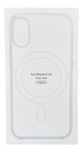 Estuche Carcasa Magsafe Para iPhone XS Y X  Clear