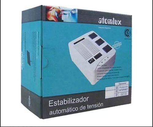 Estabilizador De Tension Atomlux H500 3 Salidas 500va