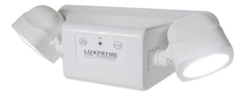 Luminária de emergência Luxpryme MBA-1200 com bateria recarregável 4 W 110V/220V branca