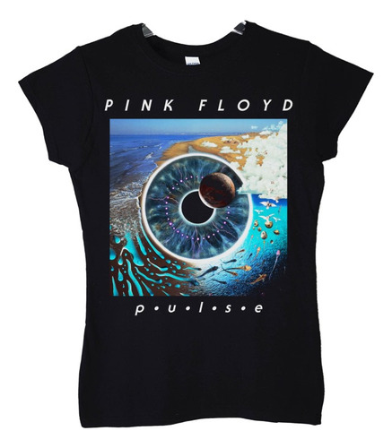 Polera Mujer Pink Floyd Pulse Rock Abominatron