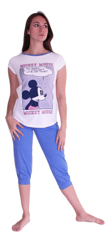 Pijama Mujer Algodón Estampado Disney D511345-84