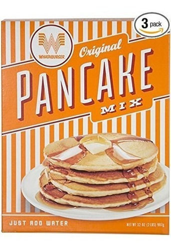 Box 32 Oz Mezcla Whataburger Original Pancake (pack De 3)