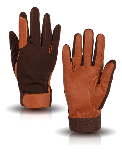 100% Leather Winter Horse Riding Gloves For Women, Windproof