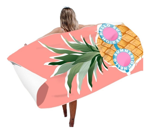 Toalla De Playa De Secado Rápido Estampada