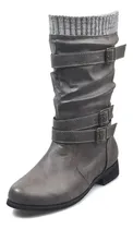 Comprar Botas Holgadas A Media Pantorrilla Para Mujer, Puños De Punt