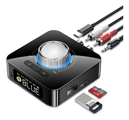 Bluetooth5.0 Transmisor/receptor Audio Portátil 2en1 Adapter