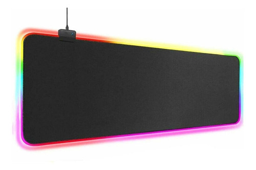 Mouse Pad Gamer Gms X5 De Fibra 800mm X 300mm Negro