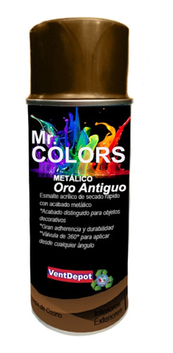 Pintura Colores Metálico, Mxaer-010, Oro Antiguo, Metálico,