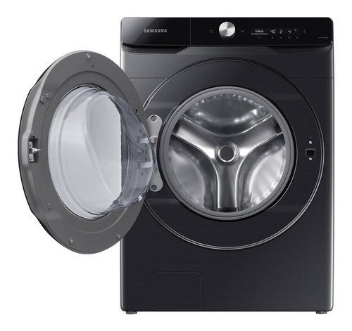 Lavadora Samsung 21kg Carga Frontal Wf21t6500gv/pe Color Negro