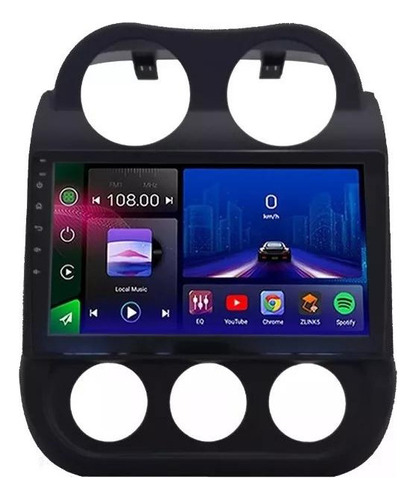 Estereo Pantalla Jeep Compass Carplay Android Auto 2009-2016