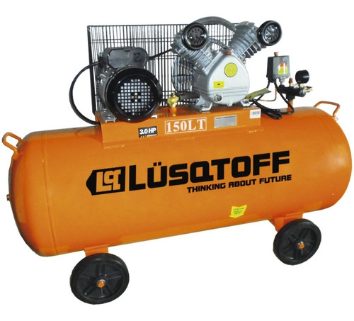 Compresor De Aire 3hp - 150lts Lusqtoff Lc-30150 Monofasico