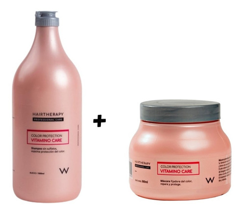 Shampoo 1000ml + Masc 300ml Vitamino Color - Hair Therapy