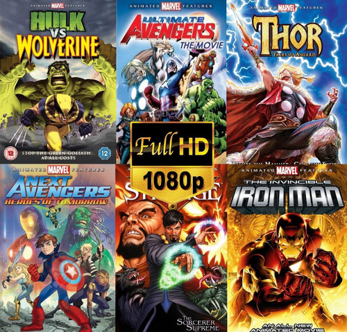 Serie De Peliculas De Marvel Coleccion Superheroes Full Hd