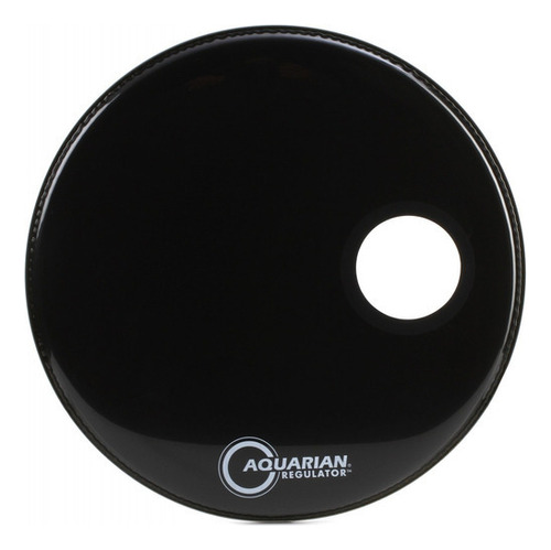 Parche Negro De 24 Pulgadas Aquarian Rsm24bk