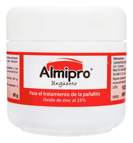 Crema Antipañalitis Almipro 60g