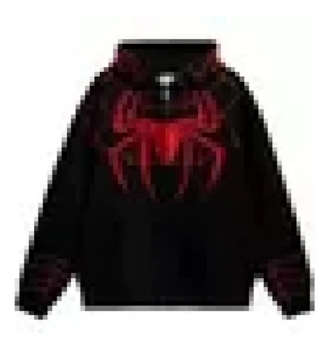 Spiderman Suéter Con Cremallera De Máscara Sudadera Rojo