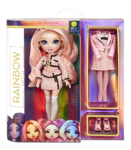 Nova Boneca Rainbow High Fashion Doll Bella Parker