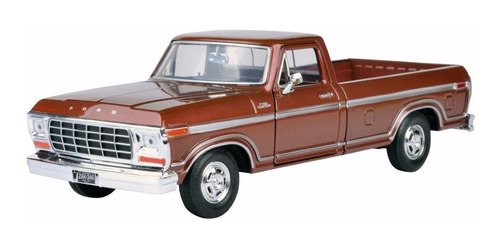 Motor Max 1:24 - 1979 Ford F-150 Custom Camioneta Marron