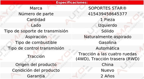 Tacón Transmisión Aut Izq Canyon 3.6l V6 Gmc 2019