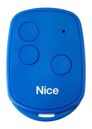 comprar Controle Remoto Nice Linear 433,92mhz Tx 3tb Azul 3 Teclas
