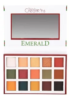 Sombras 15 Colores Beauty Creations Emerald