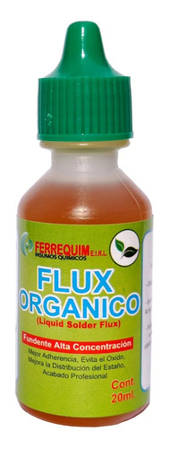 Flux Líquido Orgánico Soldar 20ml Flux-org-20ml Ferrequim