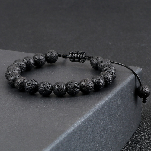 Pulsera De Perlas Con Forma De Ojo De Tigre De 8 Mm, Ajustab