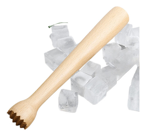 Muddler De Madera Para Cócteles, Trituradora De Hielo 2pcs