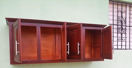 Gabinete De Cuatro Puertas En Madera 