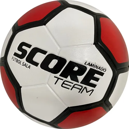 Balón De Fútbol Sala Score By Golty Team Laminado Rojo