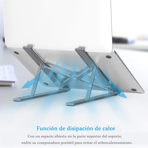Base Soporte Laptop Aluminio,plegable,portátil Y Ajustable