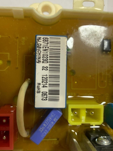 Imagen 3 de 3 de Tarjeta Lavadora LG 6871en1023q