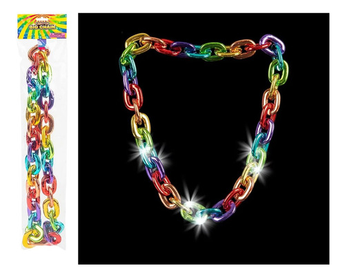 Zugar Land Colores Metálicos 38 Collar De Arco Iris Con Cade