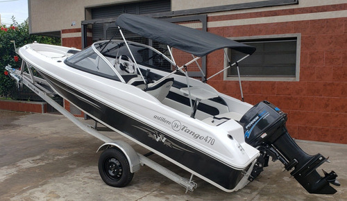 Imagen 1 de 15 de Lancha Open 3v Tango 470 Power Tec 40 Hp Nautica Milione 1