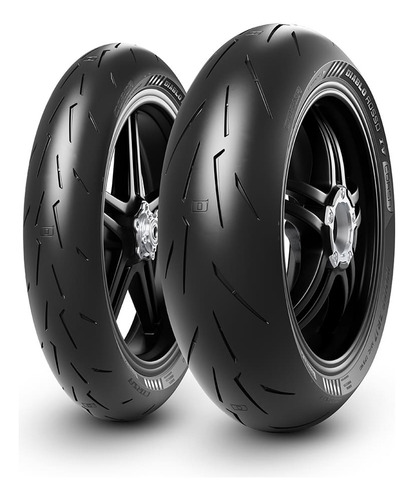 Par Pneus Rosso 4 Corsa 120/70-17+180/55-17 Mt07 Mt09 Tracer