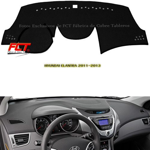 Cubre Tablero - Hyundai Elantra Gls - 2011 2012 2013 Fct®