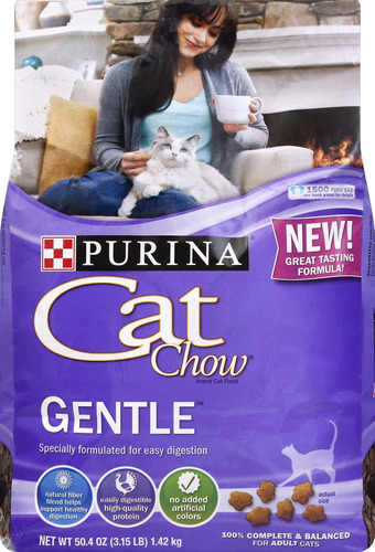 Purina Cat Chow, Comida Suave Para Gatos 3.15 lb Bolsa