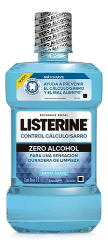 Listerine Enjuague Bucal Control Sarro Zero 1 Litro