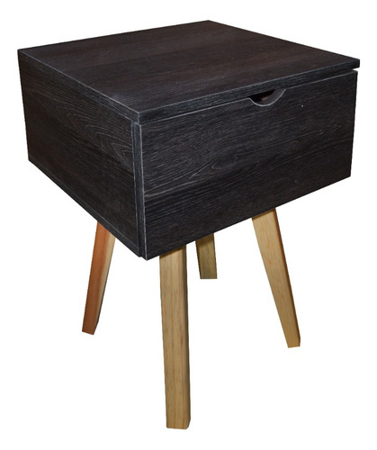 Buro Nelly Chocolate Mesa De Noche Cajon Comoda Recamara Mes
