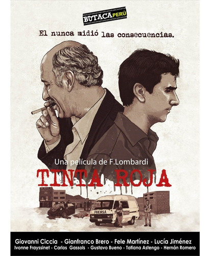 Tinta Roja, Dvd Original Película Peruana Butaca Perú