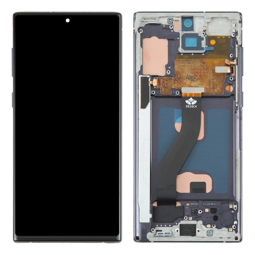 Tela Lcd Tft Preta Com Moldura/escrita À Mão Para Samsung