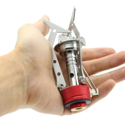 Imagen 3 de 8 de Mini Calentador Anafe Mechero Gas Butano Portátil Plegable
