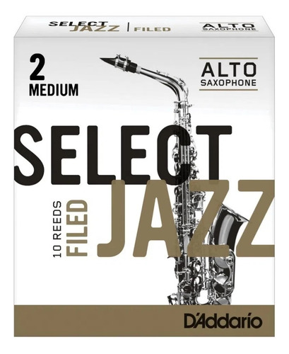 Cañas Daddario Woodwinds Select Jazz Para Saxo Alto Filed