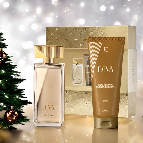 Eudora Diva Deo Colônia 100ml E Loção Corporal. Feminino Para Presente Volume Da Unidade 100 Fl Oz