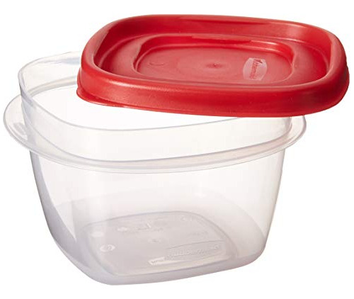 Rubbermaid 7j60 Easy Find Lid Square 2cup Paquete De Almacen