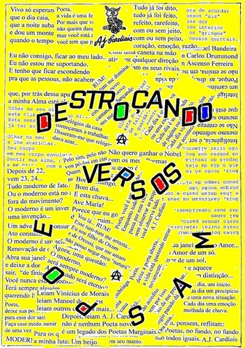 Destroçando Versos: Poemas, De A.j. Cardiais. Série Não Aplicável, Vol. 1. Editora Clube De Autores, Capa Mole, Edição 1 Em Português, 2014