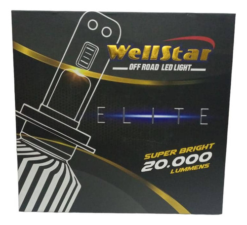 Luces Elite H13 Super Bright 20000 Lumens Wellstar